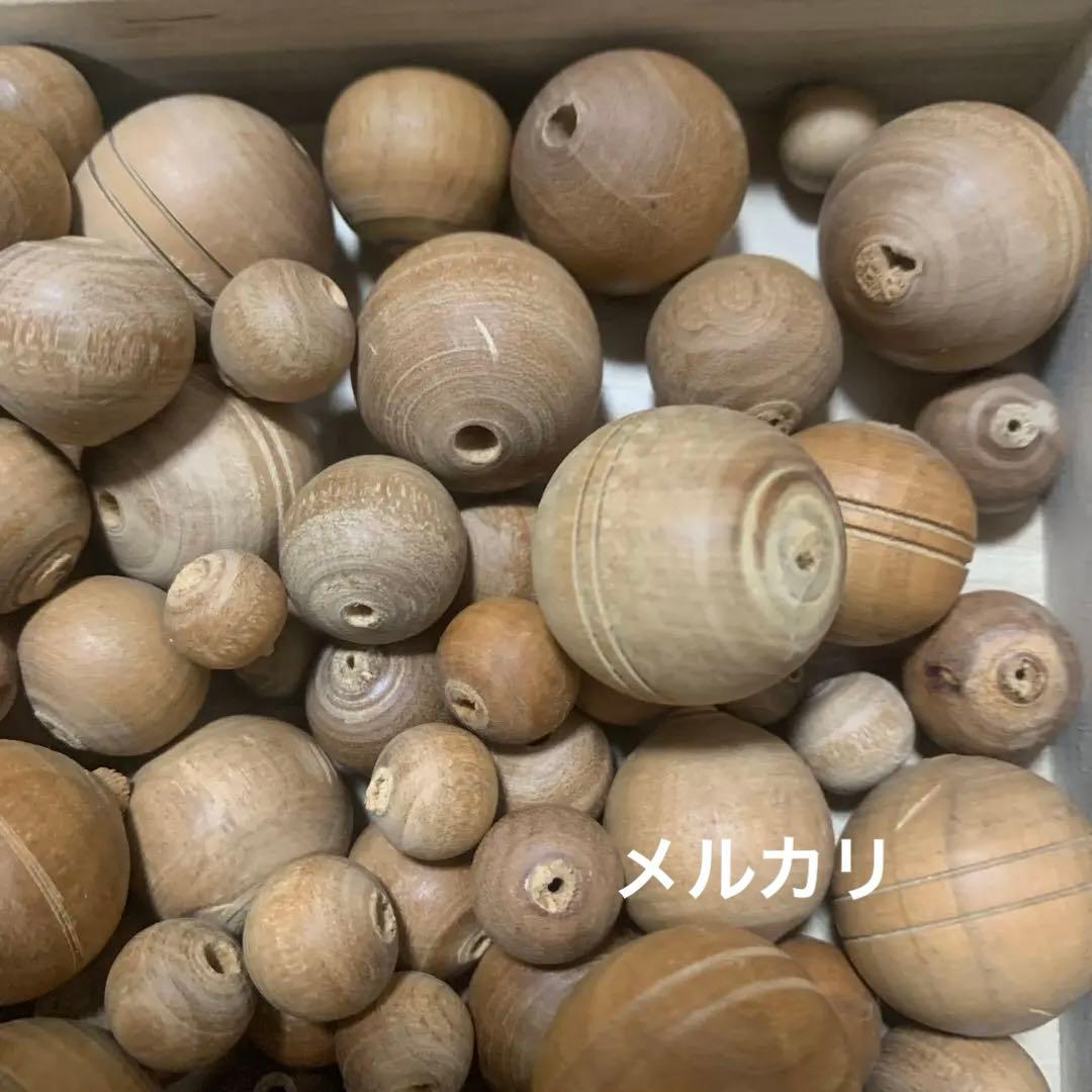 白檀　丸玉　穴あき