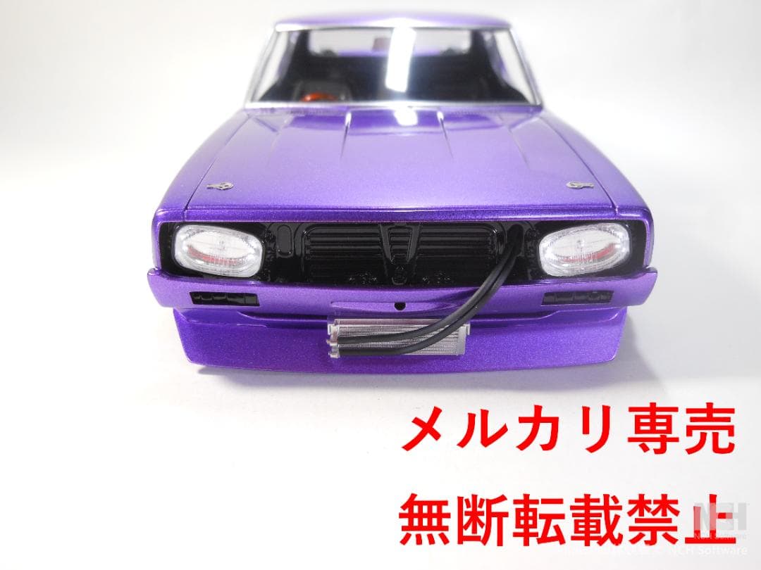 アオシマ　1/24　スカイライン　ケンメリ　２ドア　改造完成品