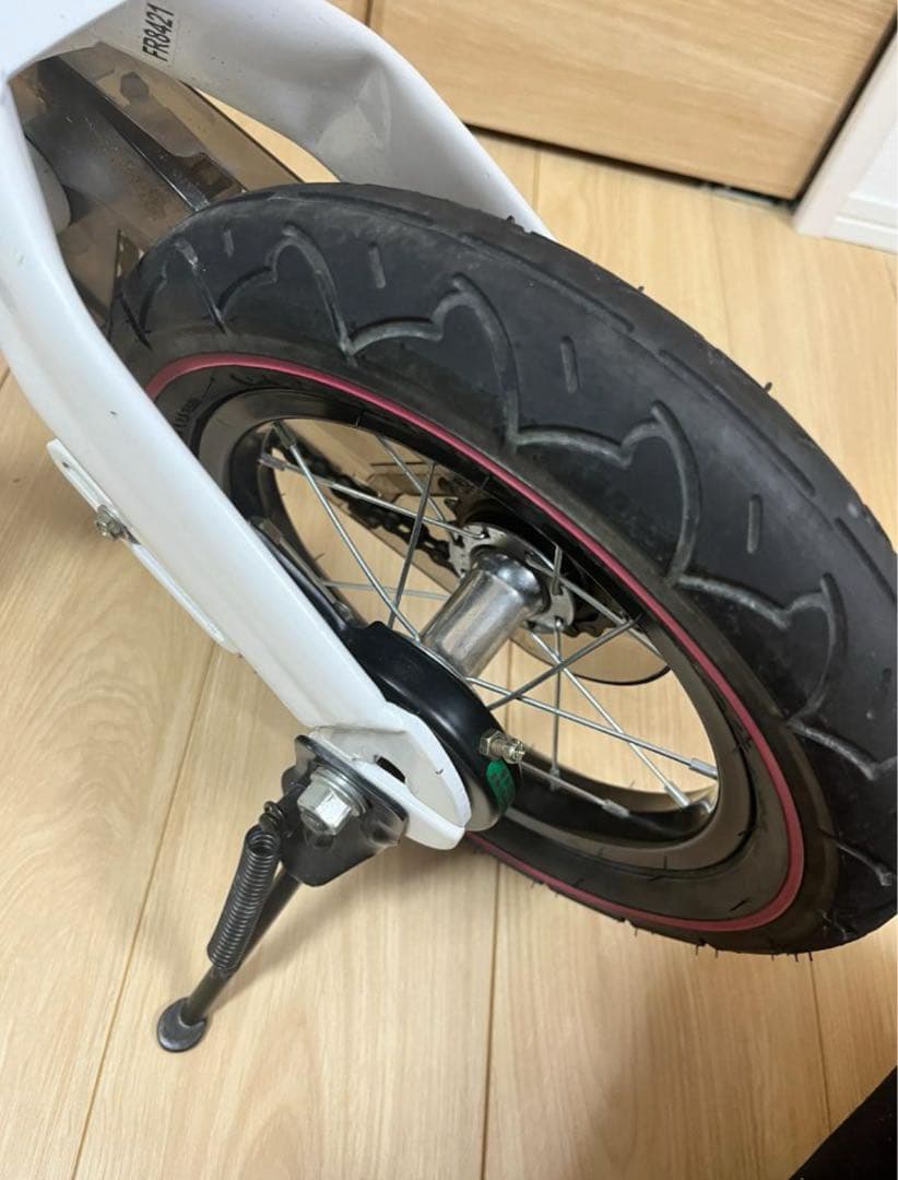 Henshin 幼児用自転車 ホワイト/ピンク 引取りも可能