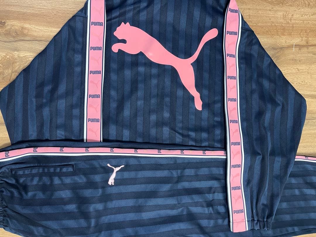 【美品】プーマジャージ(ピンク)上下セット
