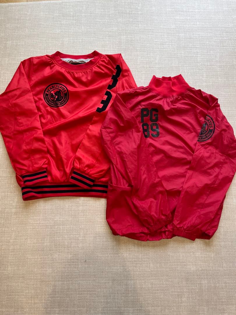 パーリーゲイツ　スニード　インナーアウターセット　レッド