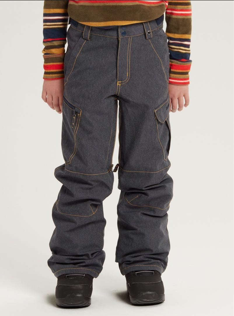 BURTON スノーボードウェア パンツ キッズ140cm デニム風
