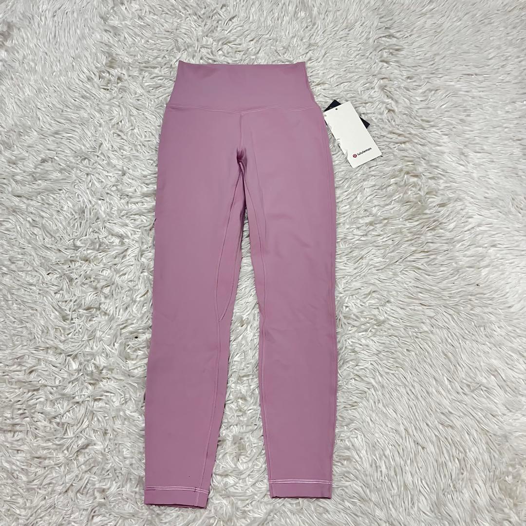 未使用 lululemon ルルレモン スパッツ レギンス ピンク ヨガ