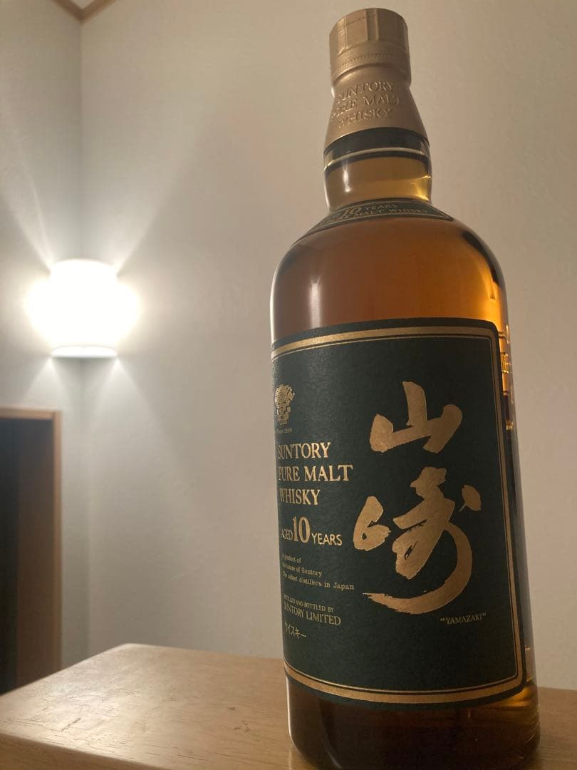 【TAKU】サントリー山崎10年ピュアモルトウイスキー　グリーンラベル