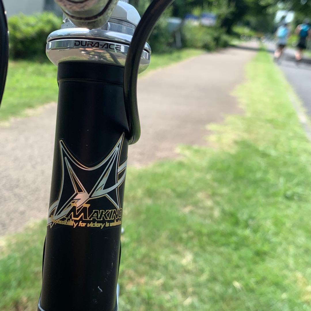 【完成車】MAKINO シングルスピード 固定 競輪 ピスト ブラック NJS