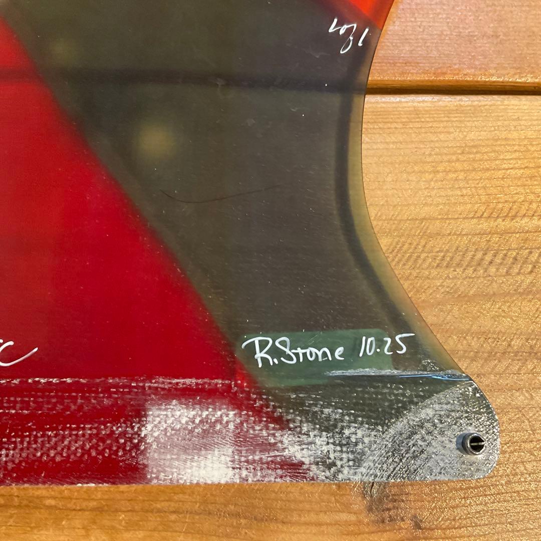 レインボーフィン 10.25 ロングボード用フィン　ステンドグラスフィン