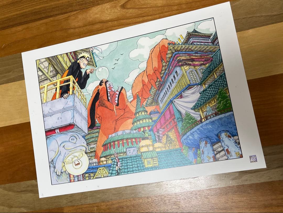 NARUTO 複製原画⑤ ナルト　九尾