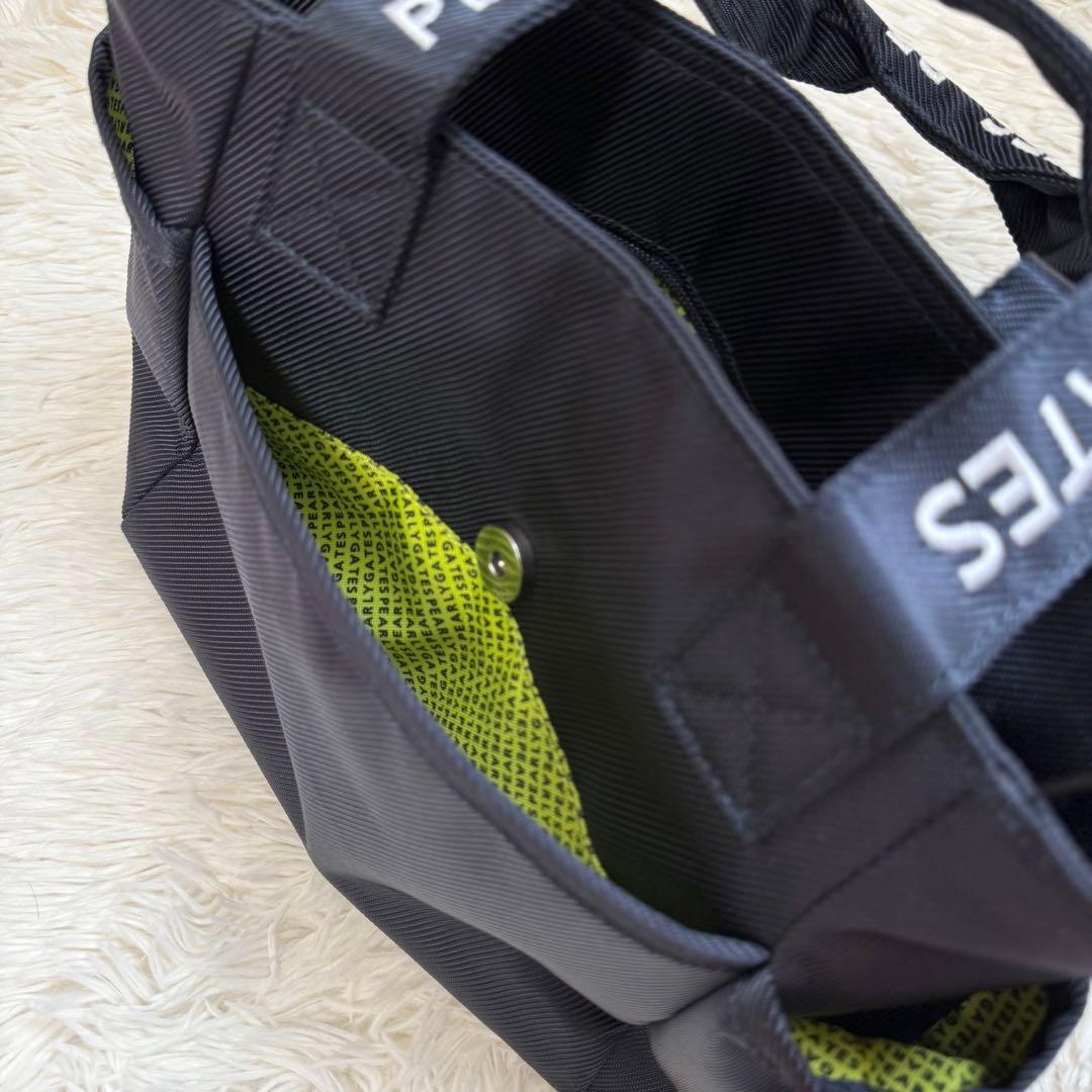 【美品】パーリーゲイツ カートバッグ トートバッグ 刺繍ロゴ ネイビー ゴルフ