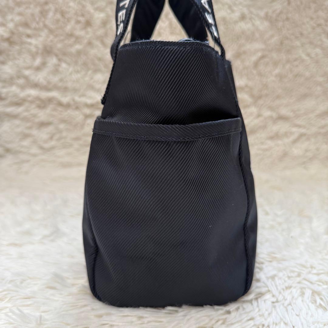 【美品】パーリーゲイツ カートバッグ トートバッグ 刺繍ロゴ ネイビー ゴルフ