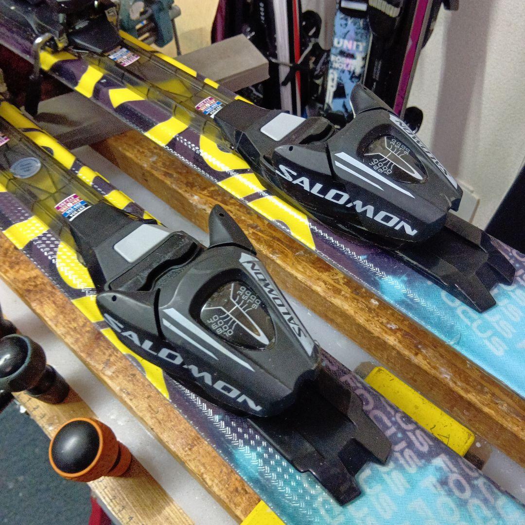 155cmサロモン（メンテナス済） 靴NORDICA27cmストック付