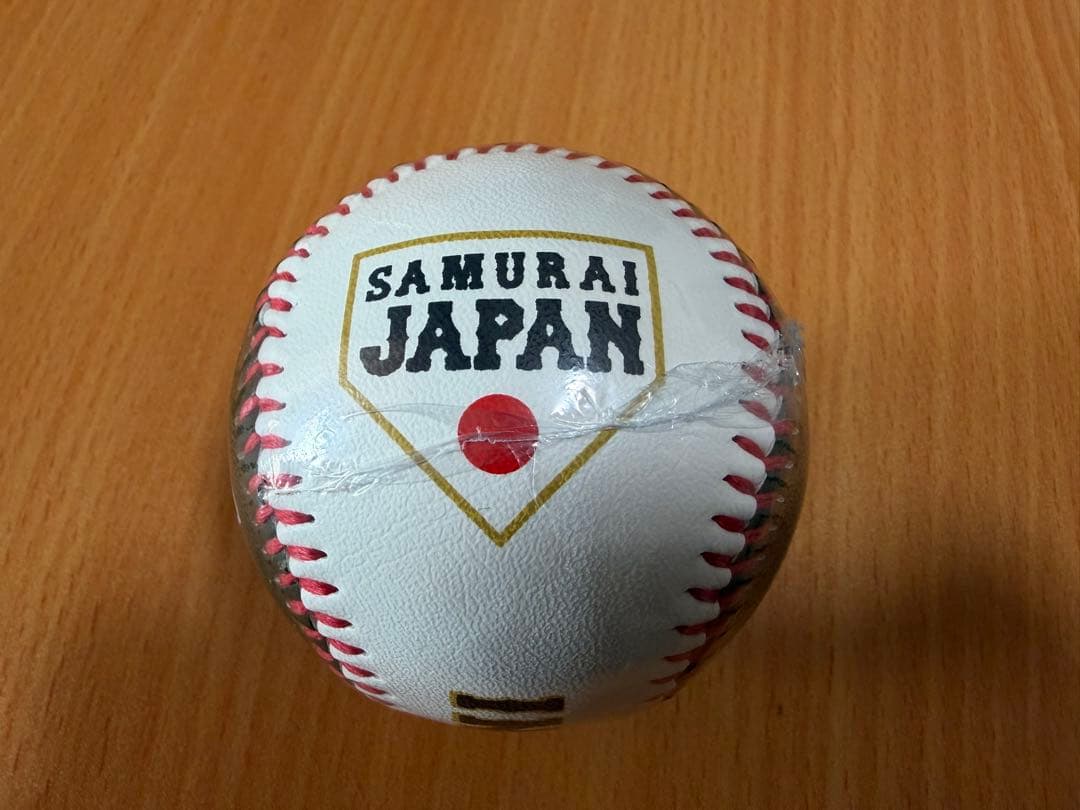 【希少・レア】侍ジャパン×WBC選手背番号入りボール　16大谷翔平