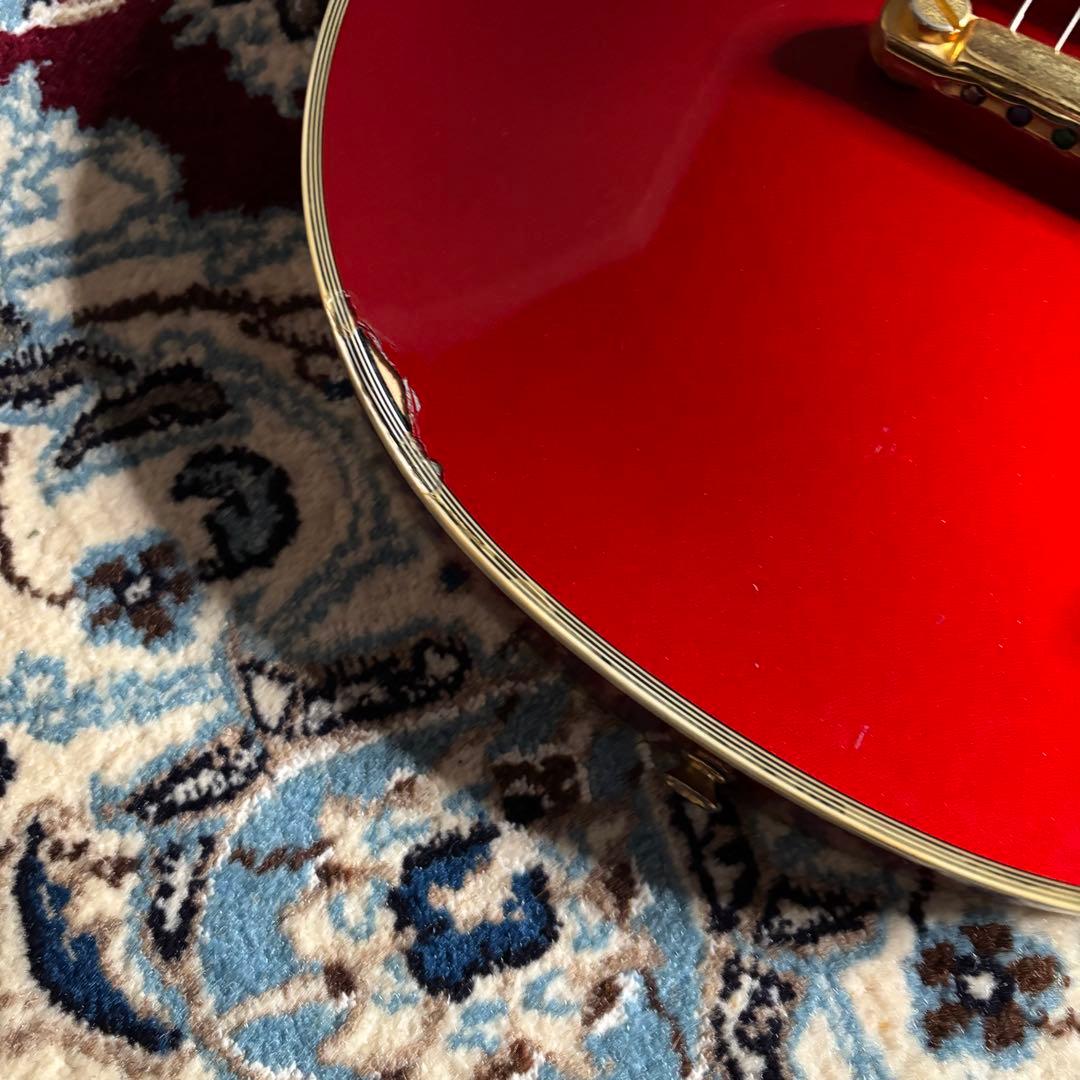 レアカラー　BURNY バーニー　レスポールカスタム　ヴィンテージ　真紅