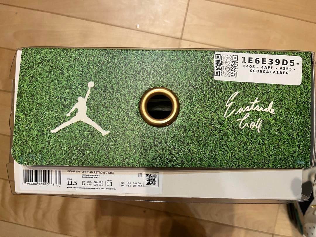 美品 エアジョーダン6 イーストサイドゴルフ 29.5cm air Jordan