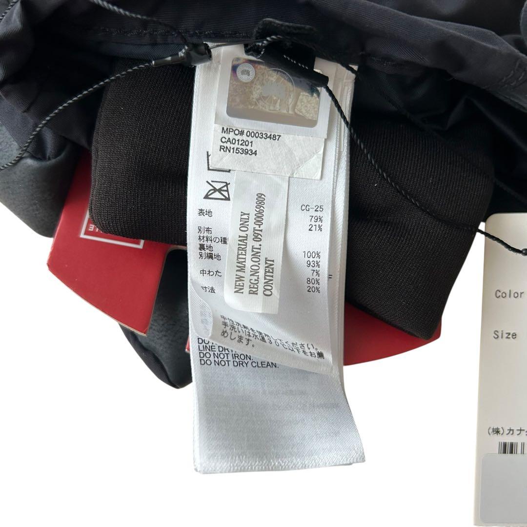 カナダグース　レディース　手袋　グローブ　ダウン　フェザー　黒