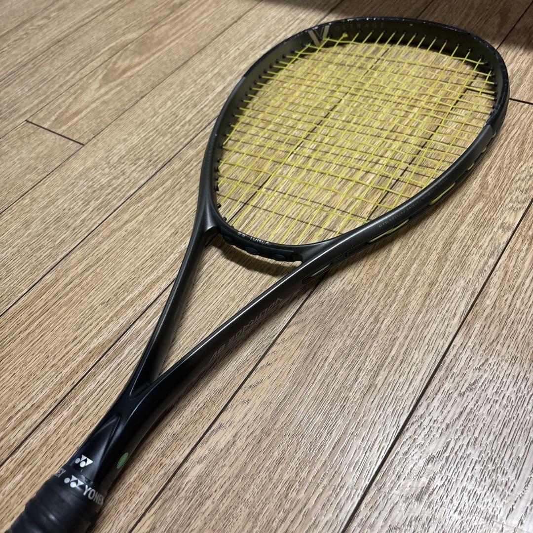 YONEX オーバーサイズラケット ブラック/イエローボルトレイジ8V 新カラー