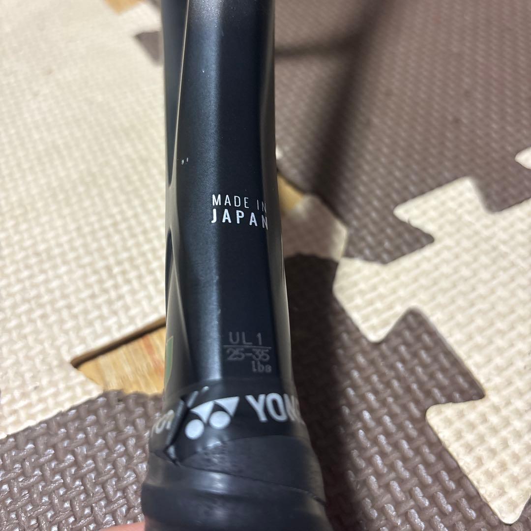 YONEX オーバーサイズラケット ブラック/イエローボルトレイジ8V 新カラー