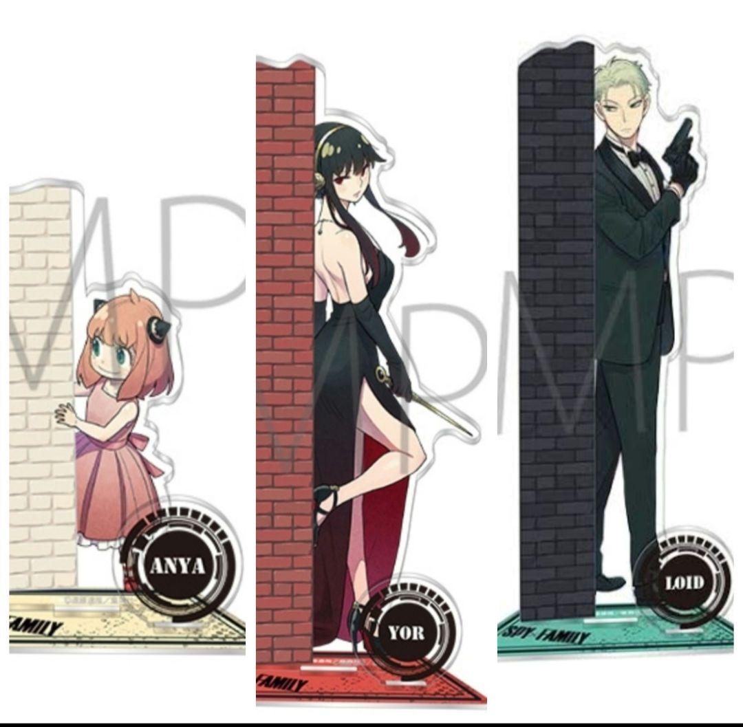 スパイファミリー　原作　アクスタ　 3点セット　ヨル　ロイド　アーニャ