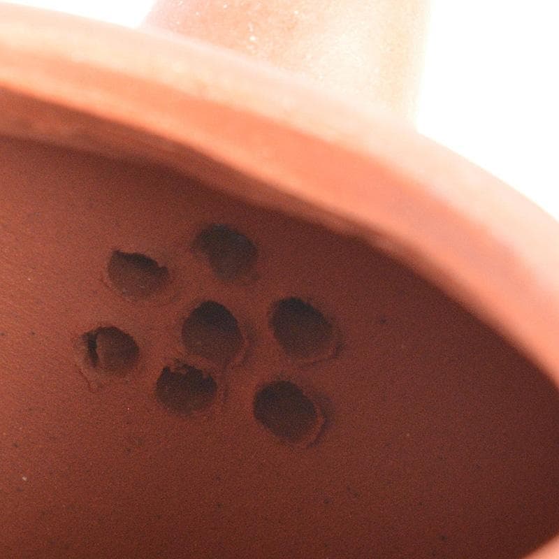 中国　紫砂　朱泥　急須　茶壷　在銘　M　R5587