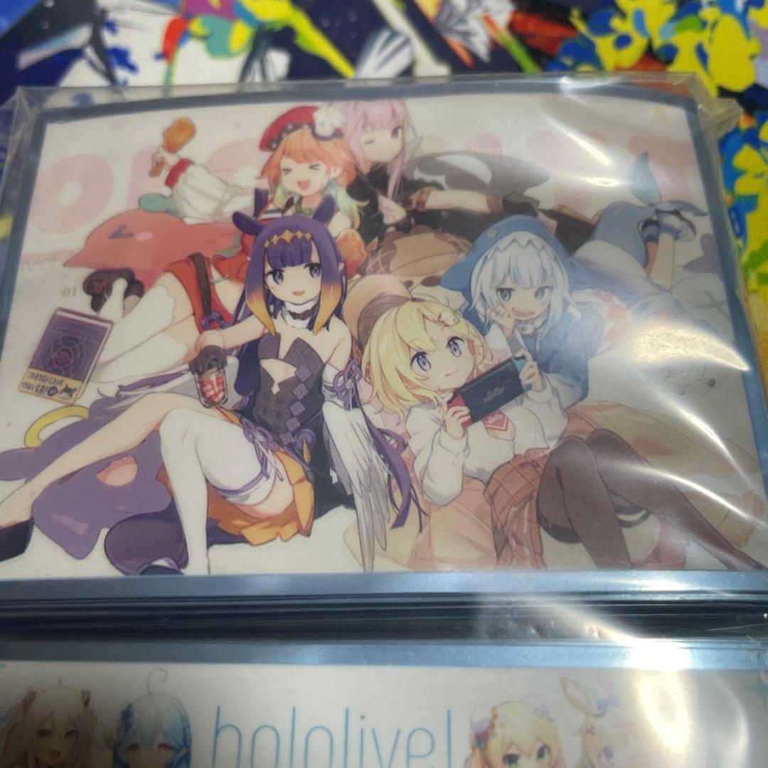ホロライブ　hololive 同人スリーブ　カードスリーブ　ドット　白詰草
