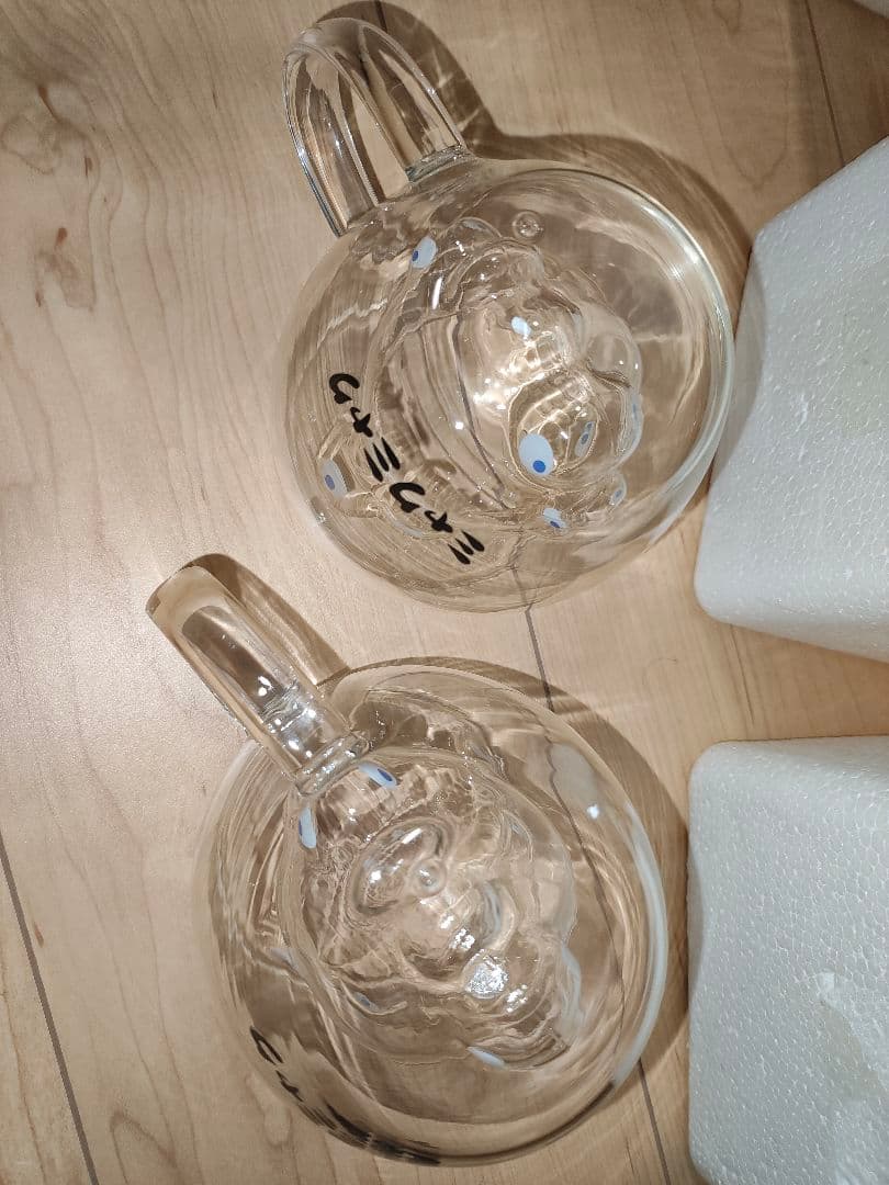 2点　ダブルウォールグラス　グラス コップ ミャク