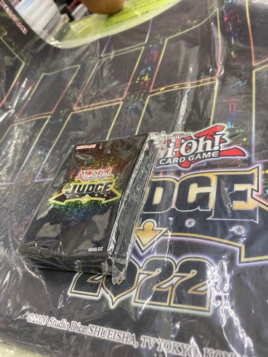 遊戯王■JUDGE■プレイマット■スリーブ70枚■2022■ジャッジ報酬■非売品