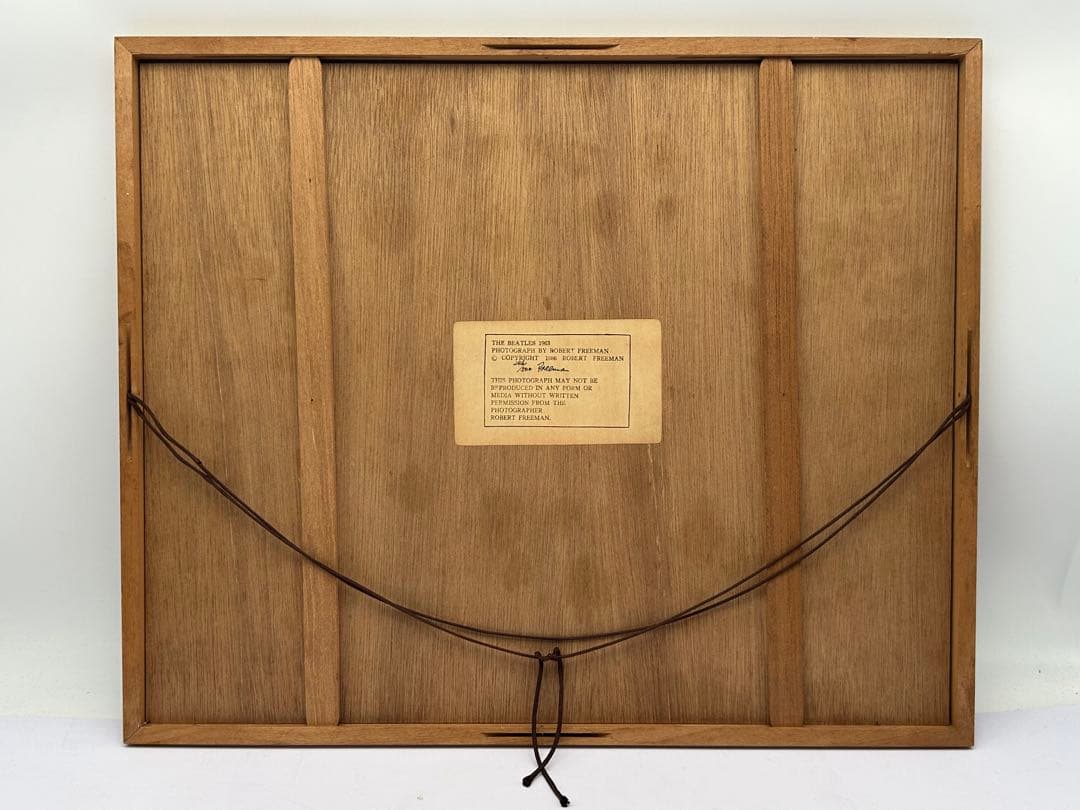 エ*ー様 ビートルズ Robert Freeman 直筆サイン 限定フォトグラフ