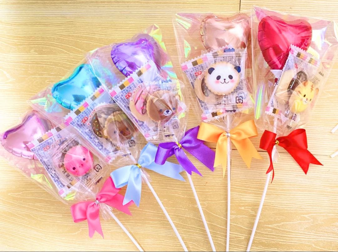 アライグマ様ご注文分♡プチバルーン付お菓子ブーケ70個　プチギフト　卒業　卒園