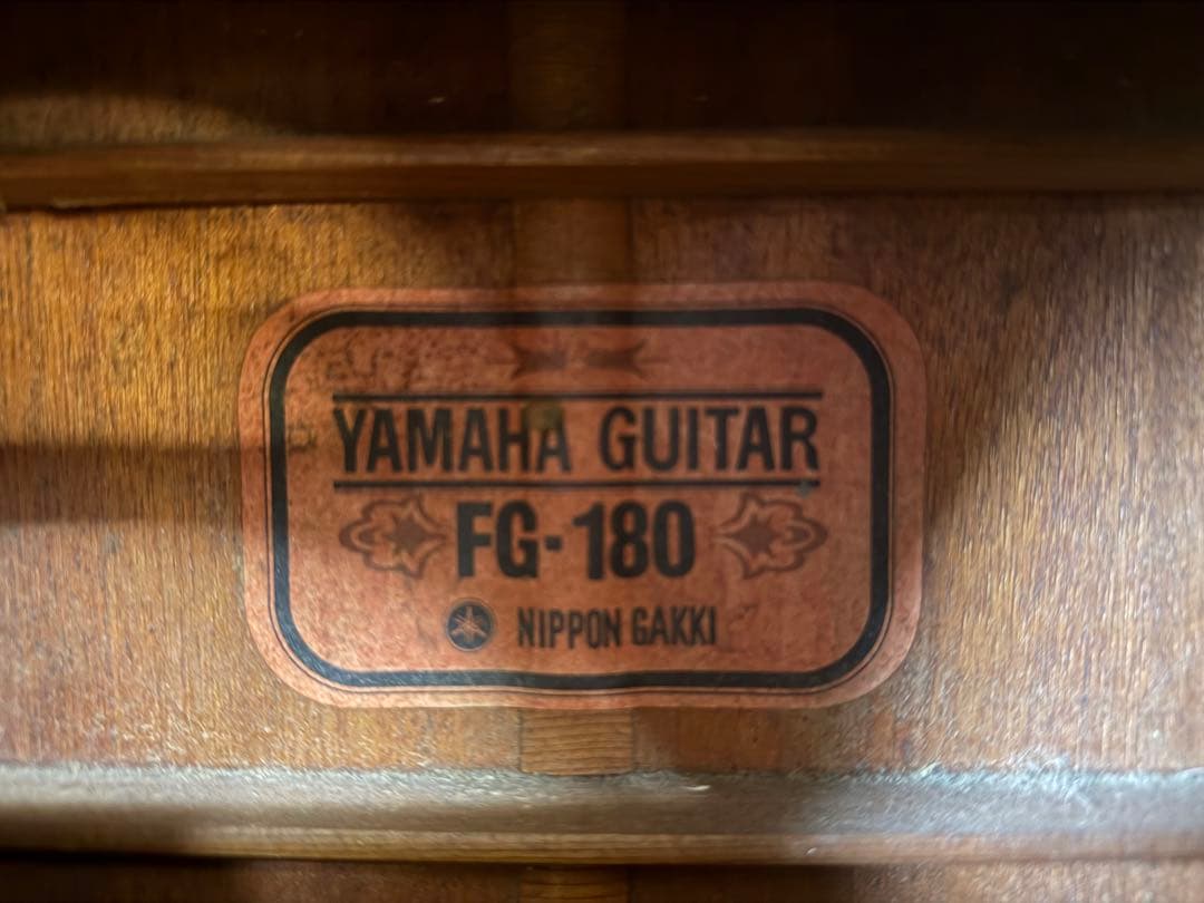 【O-2081】YAMAHA ヤマハ ギター FG-180 赤ラベル