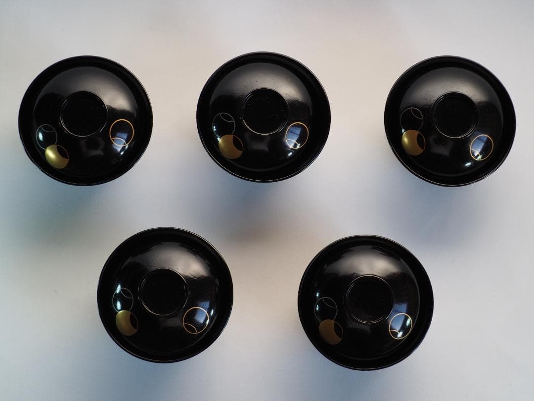 11代中村宗哲造『つぼつぼ蒔絵吸物椀』（共箱）