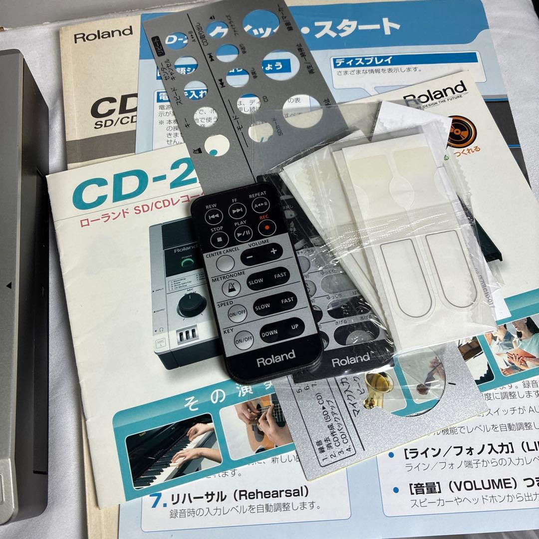 美品！Roland CD-2i SD/CDレコーダー専用ケース付き