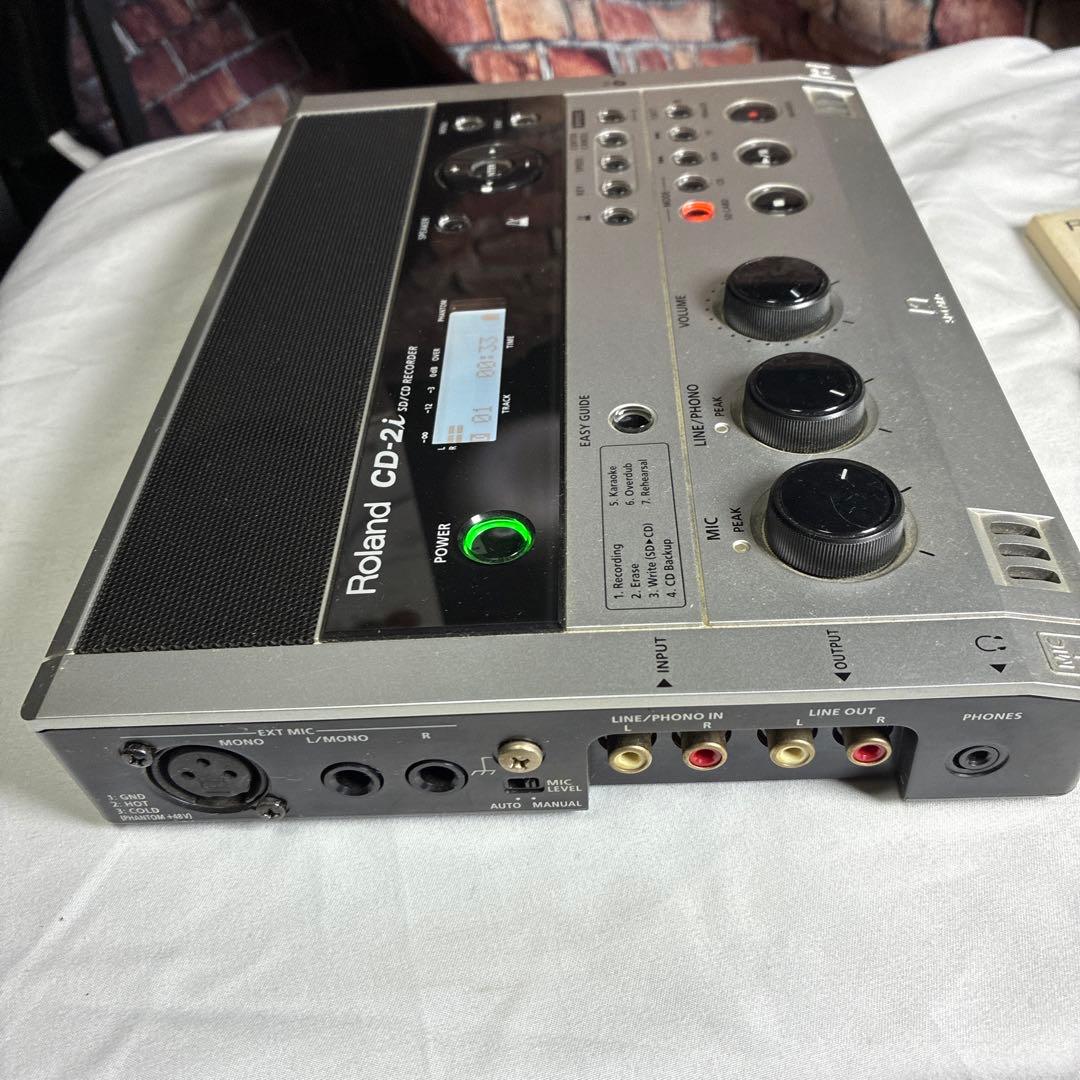 美品！Roland CD-2i SD/CDレコーダー専用ケース付き