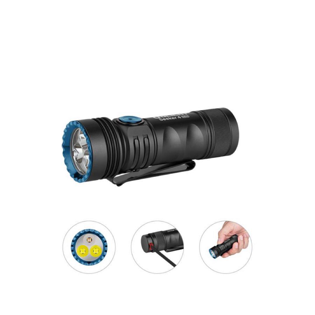 新品未使用 olight seeker4 mini 昼光色CWブラック