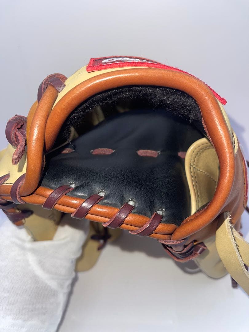 ローリングス　内野　キャメル　リッチタン　内野　軟式　型付け済み