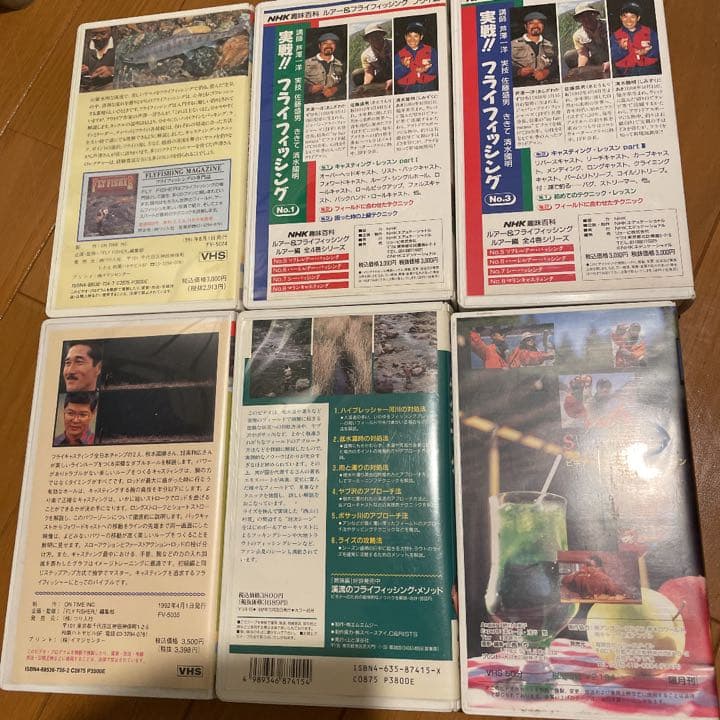 フライフィッシング入門者向けビデオ　6本セット