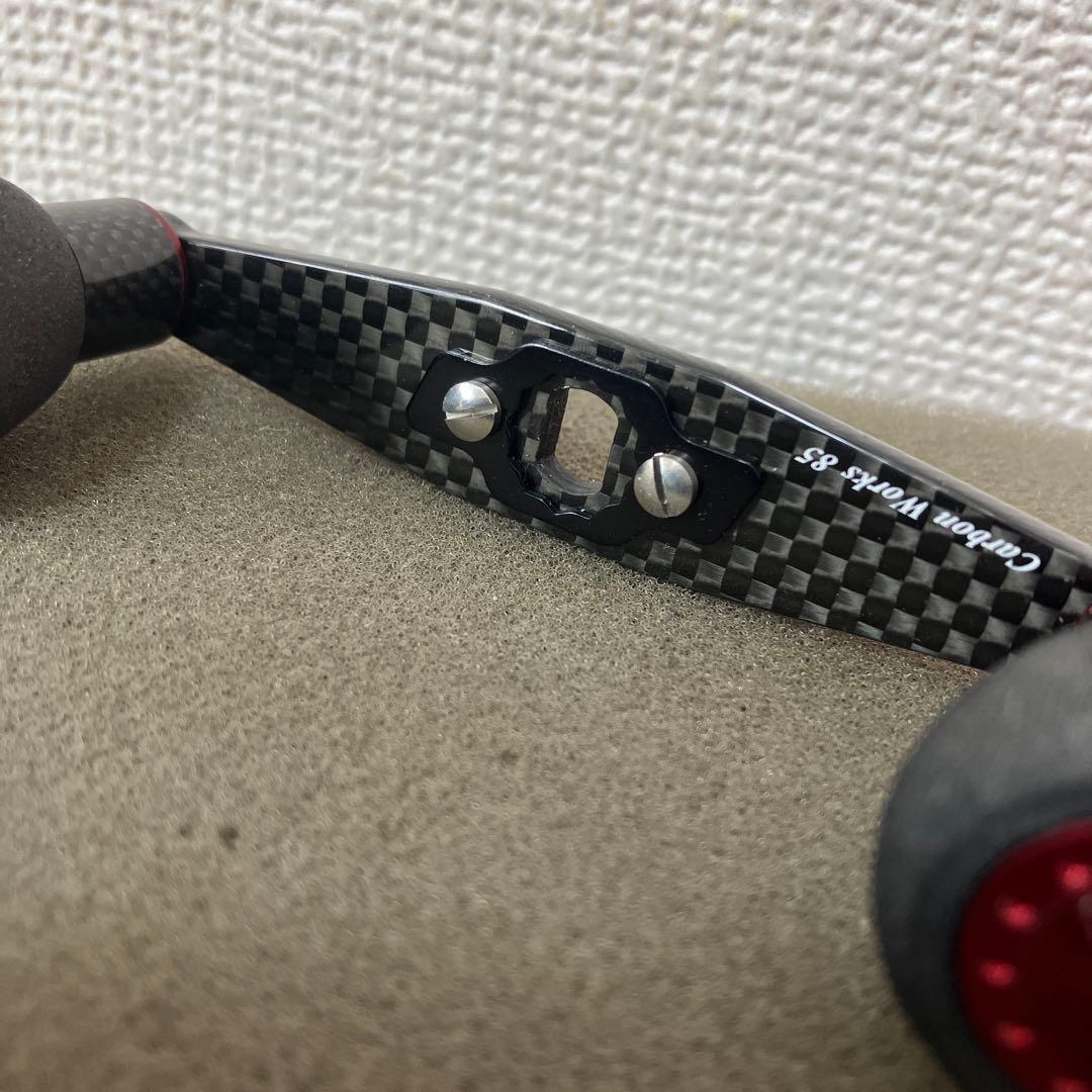 筏リール用？☆カーボンワークス☆ハンドル85mm⭐︎D-12