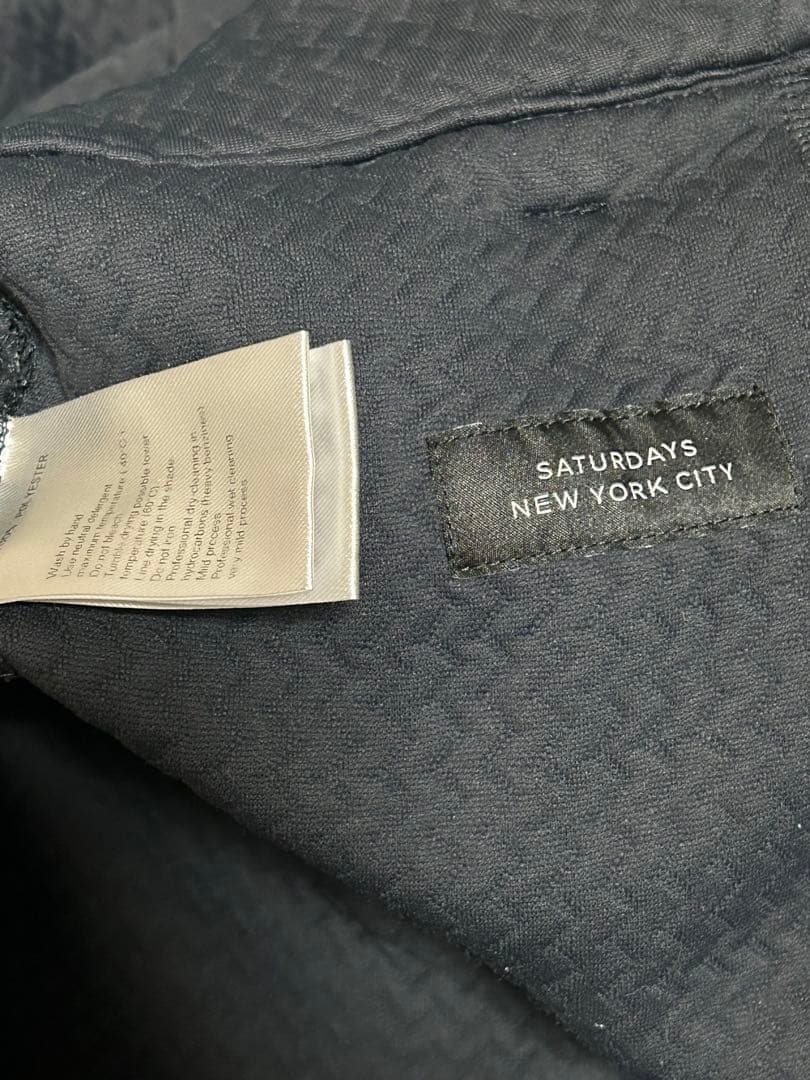 【極美品】サタデーズ ニューヨーク キルト ジョガーパンツ ゴルフ ブラック L