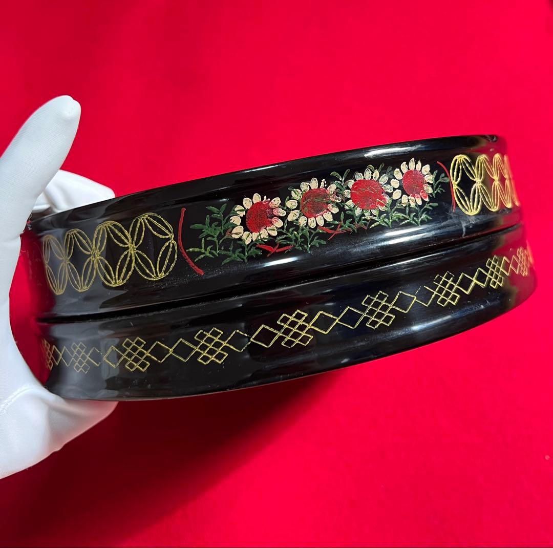 中国美術 古玩 描金漆器 菓子器 菓子入れ　アンティーク 雜貨