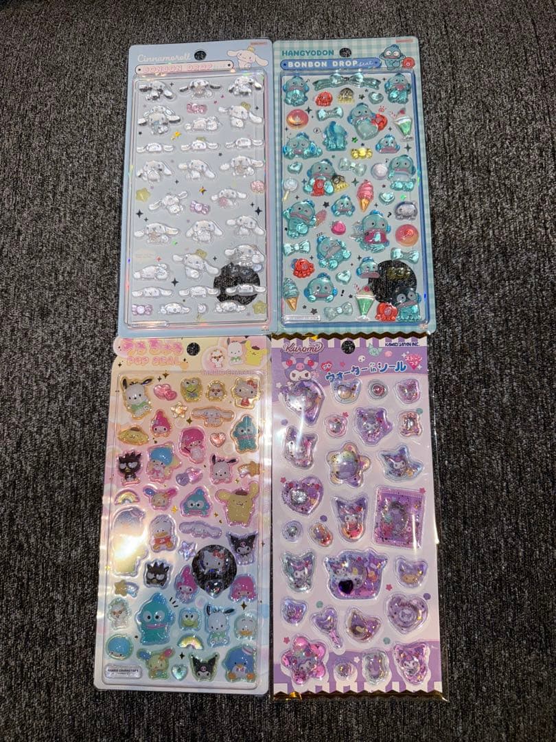 ボンボンドロップシール等シール帳セット計50点まとめ売り