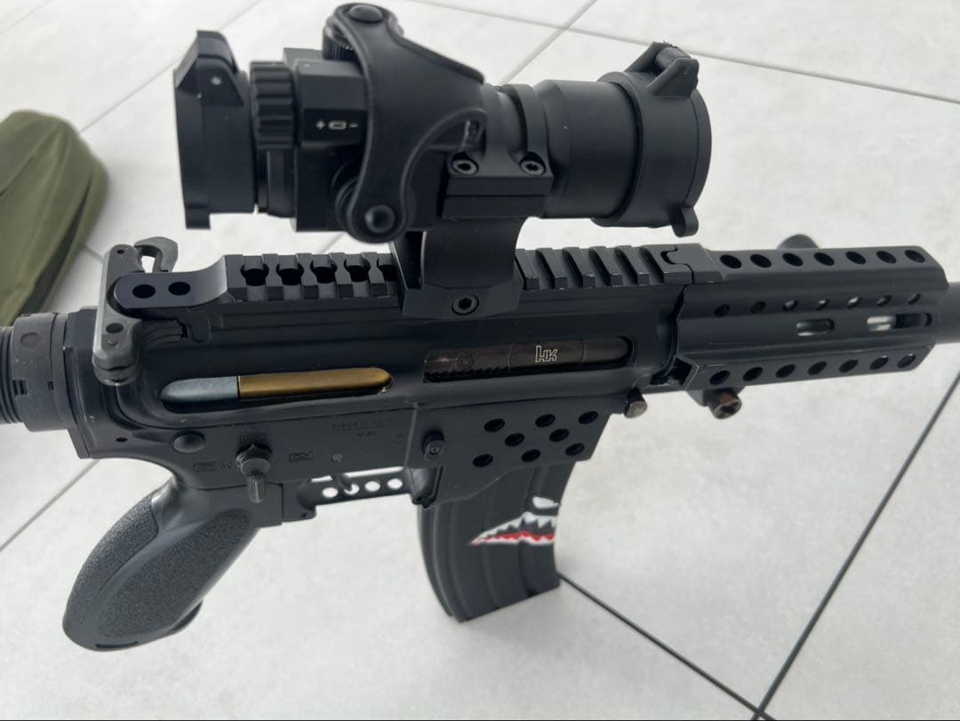 東京マルイ次世代HK416 軽量化カスタム ワンオフパーツ多数　おまけ品あり