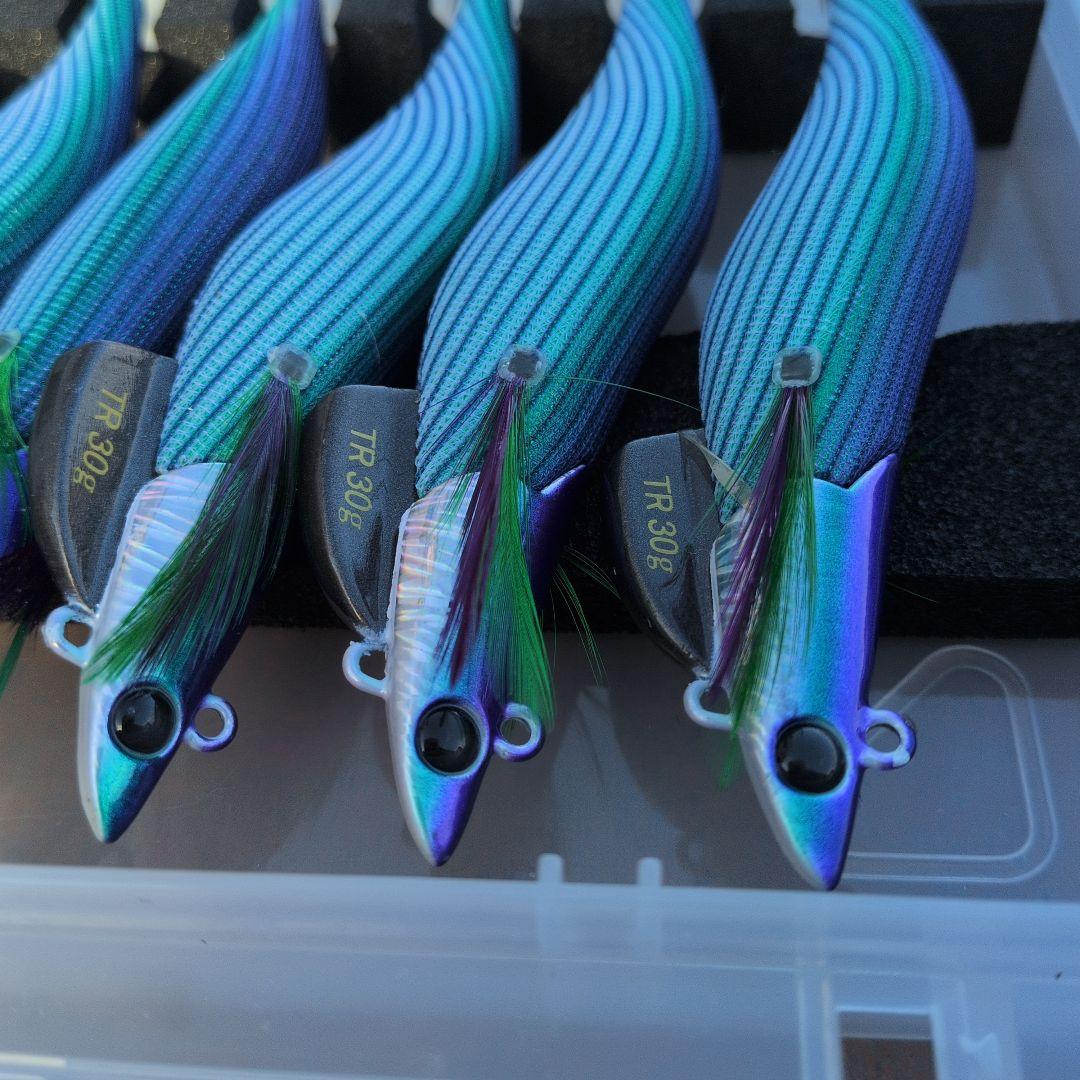 ダートマックス　TR tr 　パープル　ボーダー　グリーン１０個セット