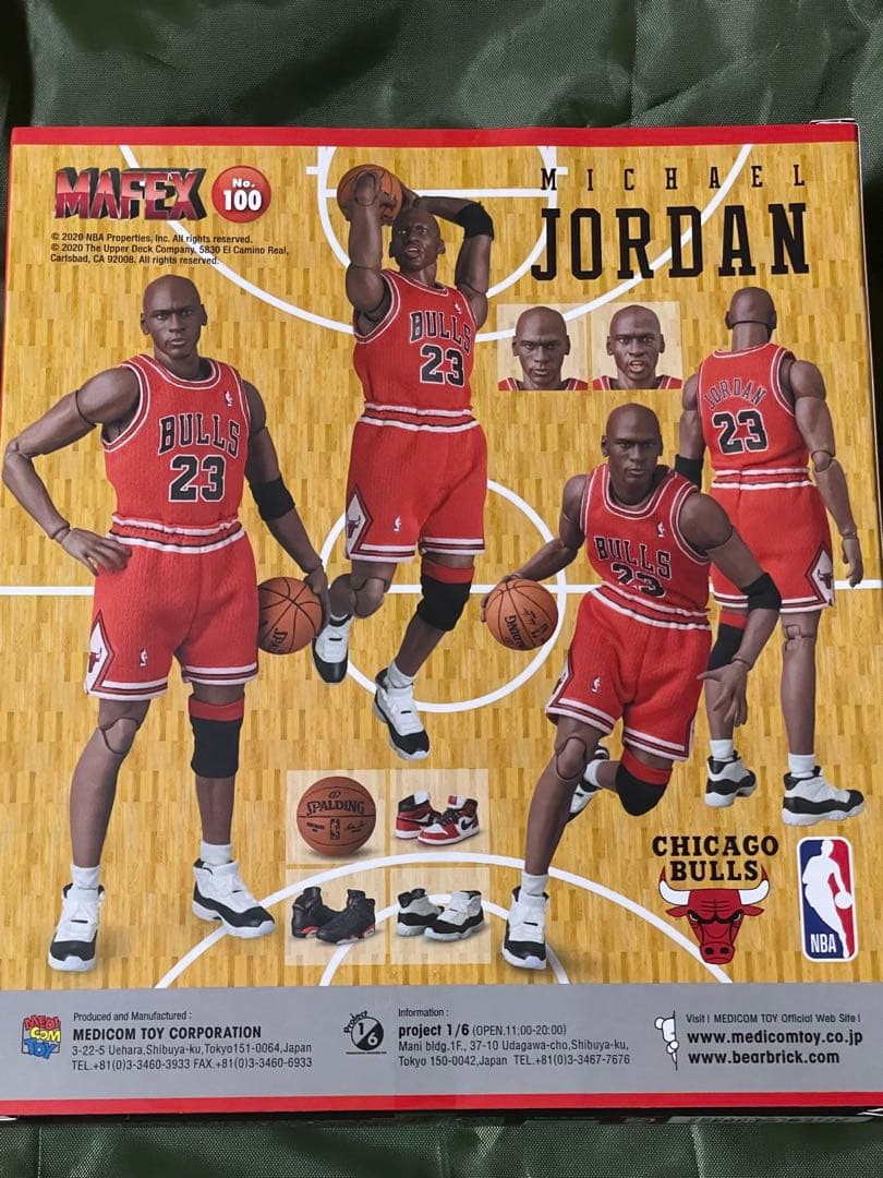 MAFEX マイケルジョーダン シカゴブルズ メディコムトイ