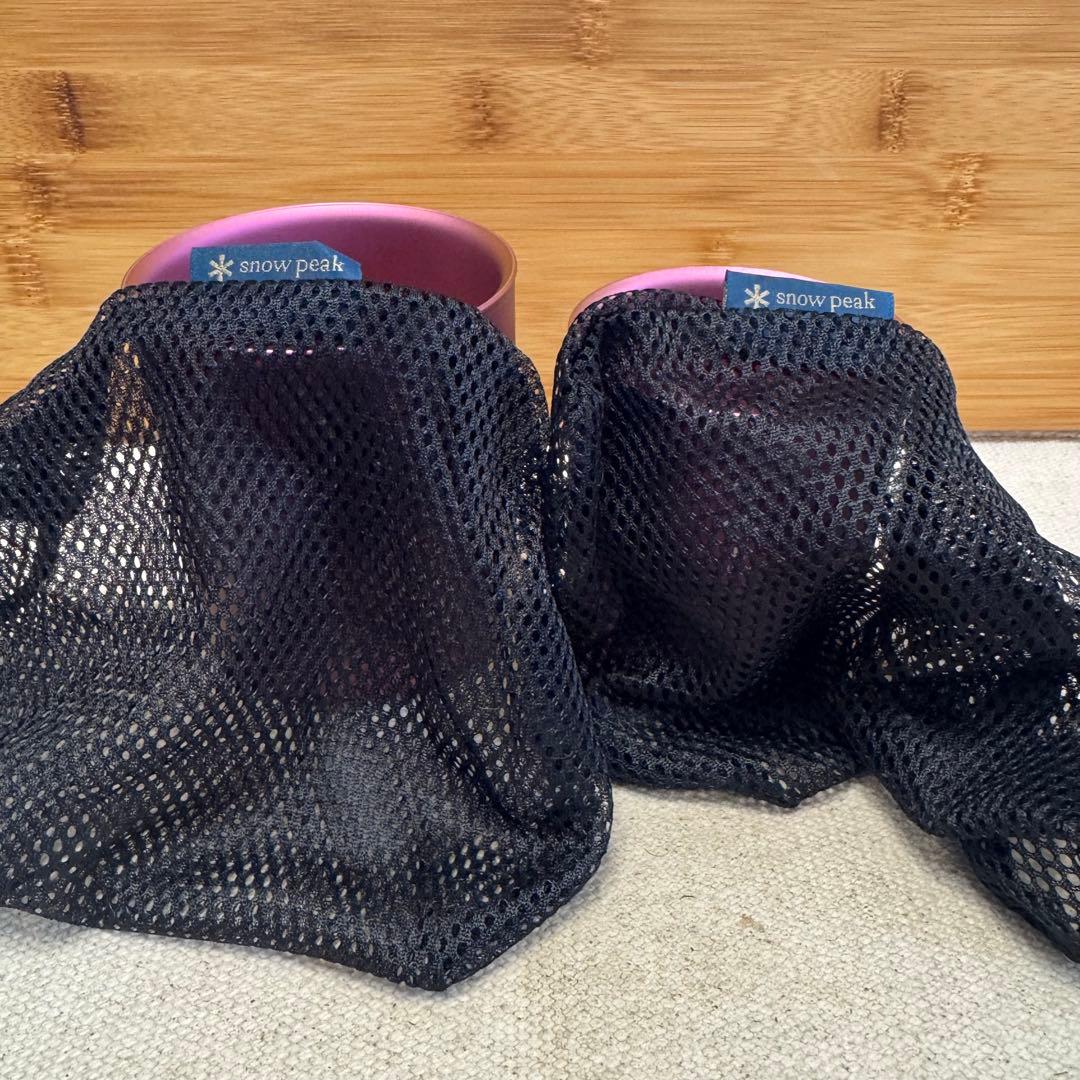 スノーピーク スタッキングマグ原宿限定ピンク雪峰 H450 H300 2個セット