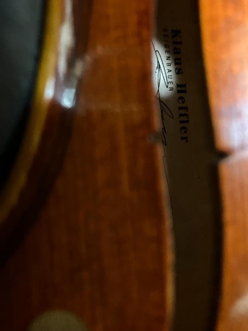 バイオリン　クラウス・ヘフラー工房 ＃７０３ ドイツ製 KlausHeffler