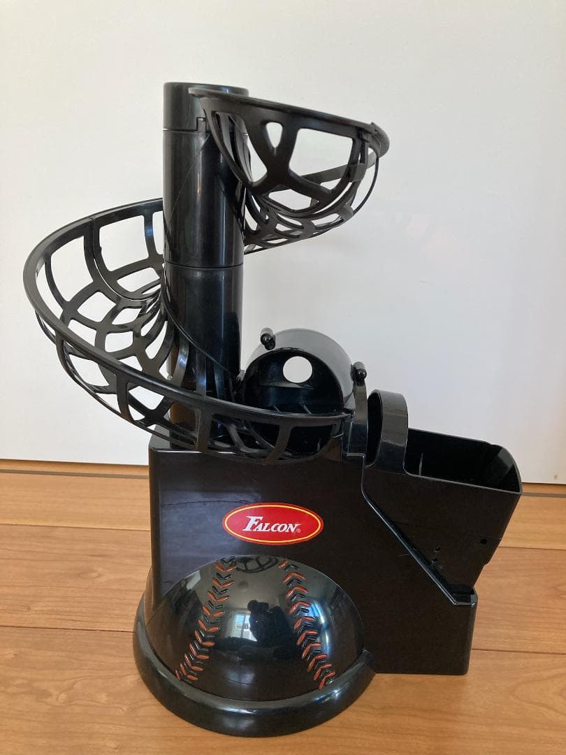 バッティングマシーンとネット