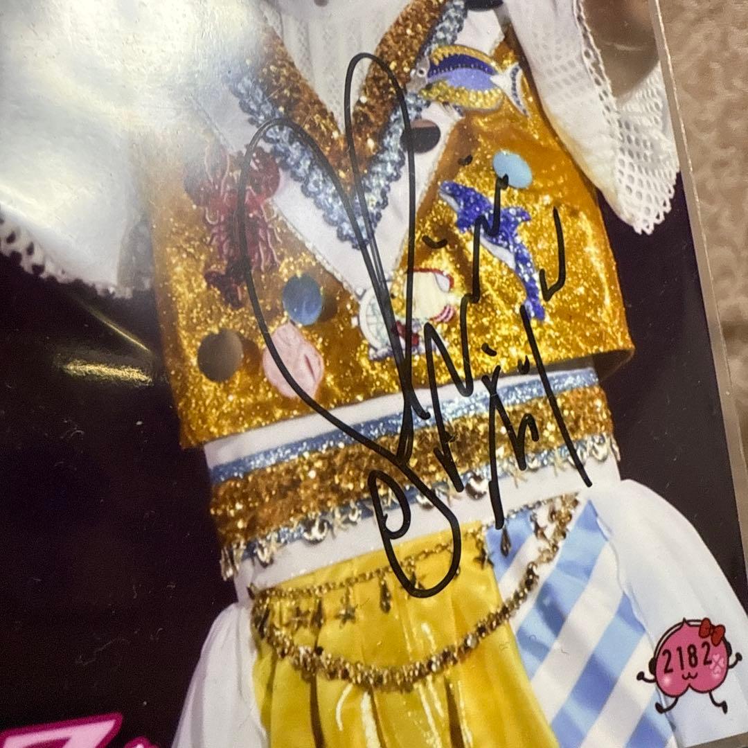 19 サイン入り写真　玉井詩織　ももクロ　ももいろクローバーZ