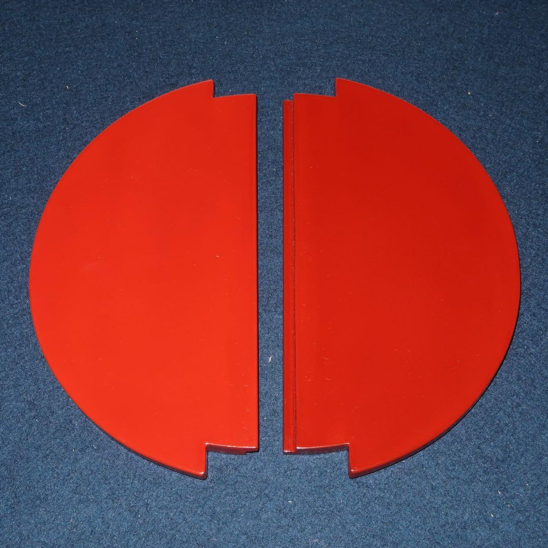 【茶道具】岡本陽斎作　朱銀手桶　水指