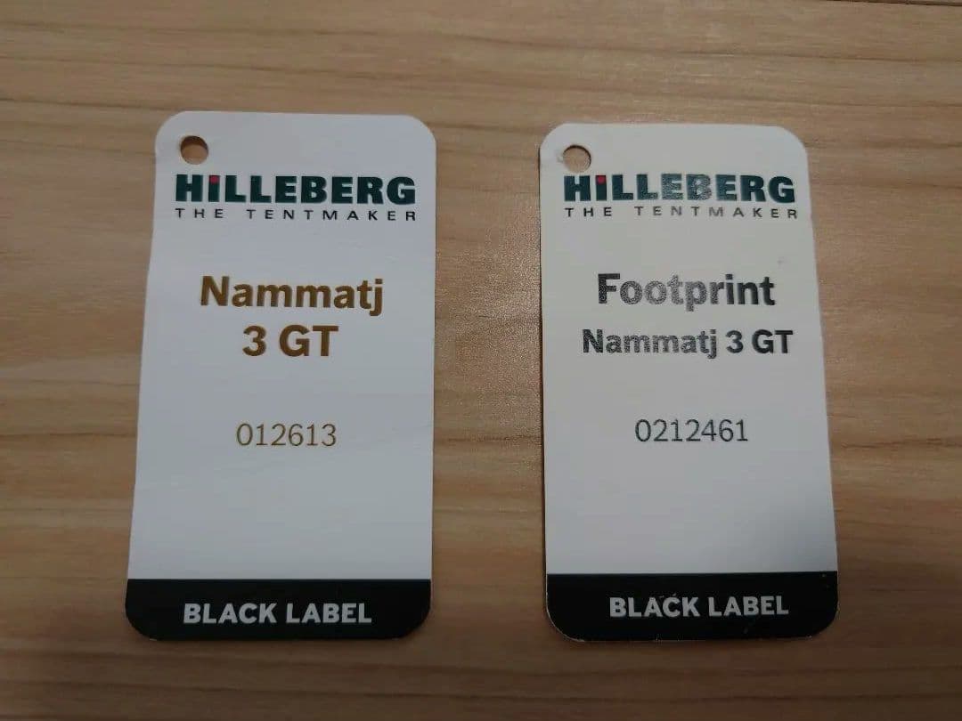 【新品・未使用】　ヒルバーグ　ナマッジ３ＧＴ　サンド　フットプリント　セット