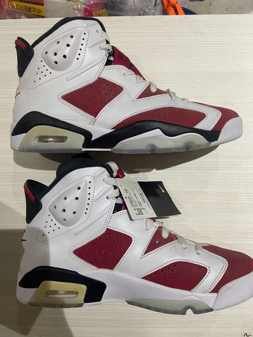 Nike Air Jordan 6 赤白黒 シューズ 新品