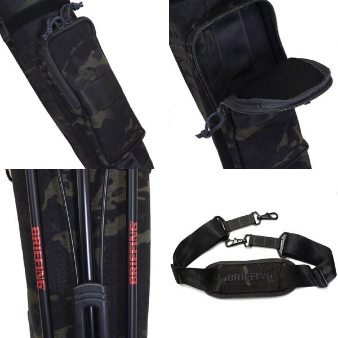 【！！新品未使用！！】BRIEFING ゴルフバッグ 迷彩ブラック