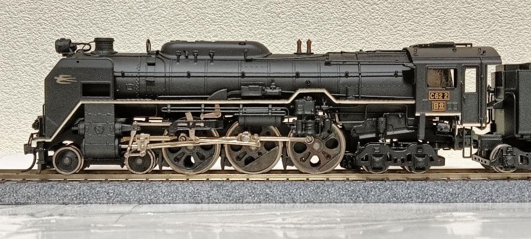 HOゲージ 天賞堂 Ｃ622号機蒸気機関車 No491、メンテナンス済